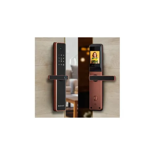 Image of Denler DL04H Rose Gold Smart Door Lock with Wi-Fi Fingerprint & App Access