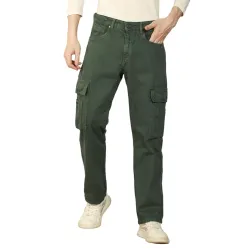 Dennis Lingo Mens Cotton Solid Relaxed Fit Jeans
