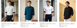 Dennis Lingo Mens Shirts at minimum 70% Discount
