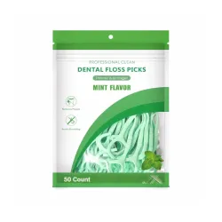 Dental Floss Picks for Adults, Mint Flavour