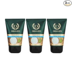 Denver Acne Clear Face Wash 100gms * Pack of 3