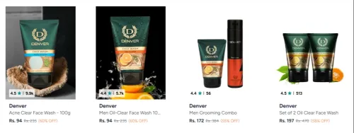 Image of Denver Beauty Products starting at 94
