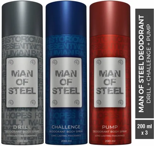 Image of DENVER Combo Spray of Man For Men  (600 ml, Pack of 3)