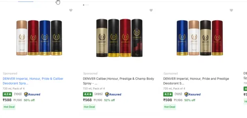 Image of Denver Deodorant Spray up to 55% off
