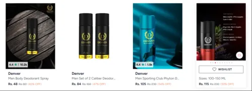 Image of Denver Deodorant starting at ₹48