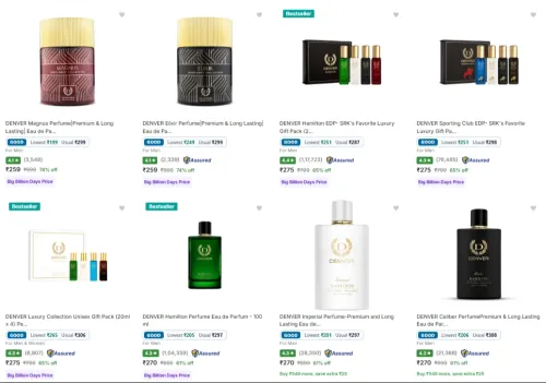 Image of Denver Fragrances up to 74% Discount