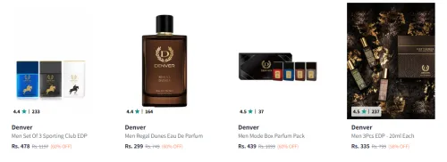 Image of Denver Fragrances upto 60% Discount