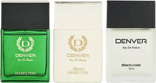 Image of DENVER Hamilton and Black.code and Imperial Eau de Parfum - 210 ml  (For Men)