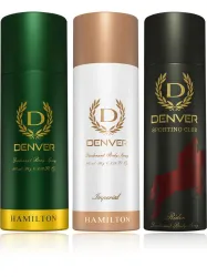 DENVER Hamilton, Imperial & Rider Body Deo Deodorant Spray - For Men