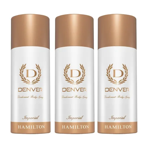 Image of DENVER Imperial, Rider & Goal Deodorant -165ML(Pack Of 3) 