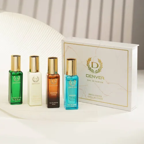 Image of DENVER Luxury Collection Unisex Gift Pack (20ml x 4)