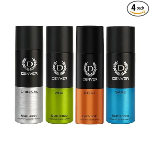 Image of Denver Original Goat Deodorant For Men 150ML Each (Pack of 4)