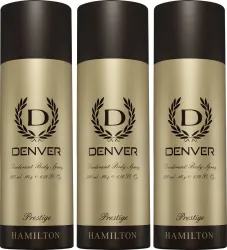 DENVER Prestige Deodorant Spray 540ml * Pack of 3