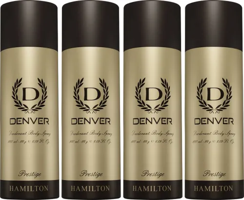 Image of DENVER Prestige Deodorant Spray - For Men (800 ml, Pack of 4)