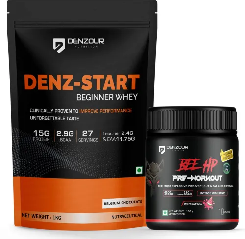 Image of DENZOUR NUTRITION Bee-Hp Pre-Workout Whey Protein