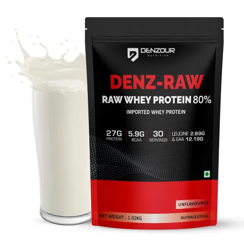 Image of DENZOUR NUTRITION Denz-Raw 80% Imported Whey Protein