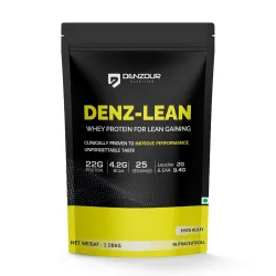 DENZOUR NUTRITION Denz-Lean Whey Protein - Pista Kulfi, 1Kg (25 Servings)