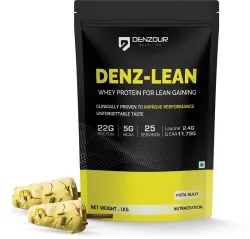 DENZOUR NUTRITION Whey Protein Powder 1 kg, Pista Kulfi