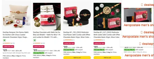 Image of Deodap design rakhi starting at ₹69