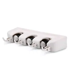 DeoDap Multicoloured Plastic Bath Accessories Set