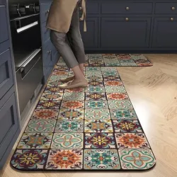 Deoxys Rubber Floor Mat  (Multicolor, Medium)