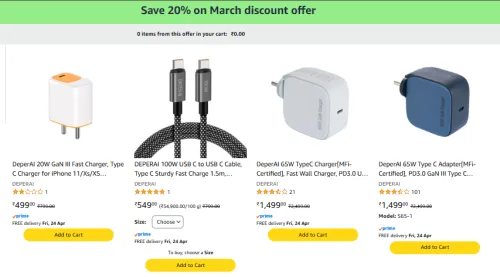 Image of DeperAI Mobile Accessories @ Apply 20% Coupon