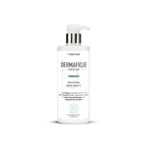 Image of Dermafique Aqua Surge Body Lotion for Winters – 500ml | Protects Against UV Action | 10x Vitamin E Benefits, Glycerine, 
