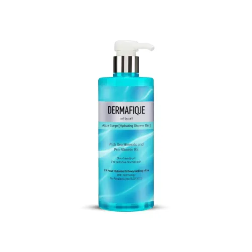 Image of Dermafique Aqua Surge Shower Gel (500ml, Hydrating, All Skin Types)