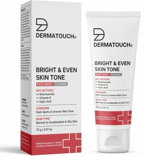 Image of Dermatouch Bright & Even Tone with Niacinamide Face Wash (70 g)
