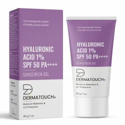 DERMATOUCH Hyaluronic Acid 1% Sunscreen SPF 50 Pa++++ 30g For All Skin Types
