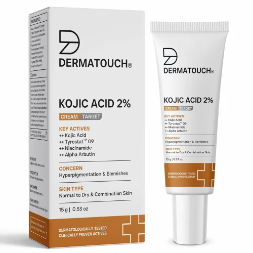 Image of DERMATOUCH Kojic Acid 2% Brightening Cream with Niacinamide & Tyrostat 