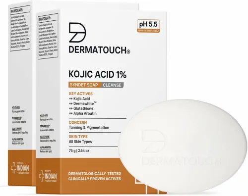 Image of Dermatouch Kojic Acid 1% Soap with Glutathione (2 x 75 g)
