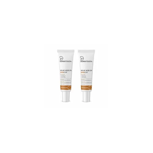 Image of DERMATOUCH Kojic Acid 2% Brightening Cream (30g, Pack of 2)