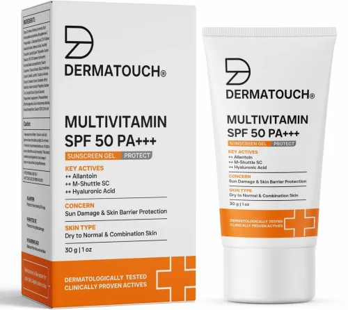 Image of Dermatouch Sunscreen SPF 50 PA+++ Multivitamin Gel 30 g