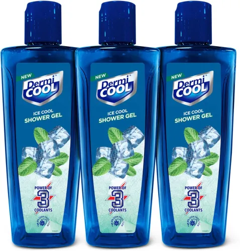 Image of Dermi Cool Shower Gel Pack of 3  (3 x 250 ml)