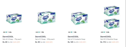 Image of Dermicool Soap starting at ₹64