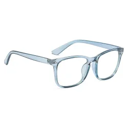 Dervin Blue Light Blocking Glasses Gaming Filter Transparent Square Eyeglasses 