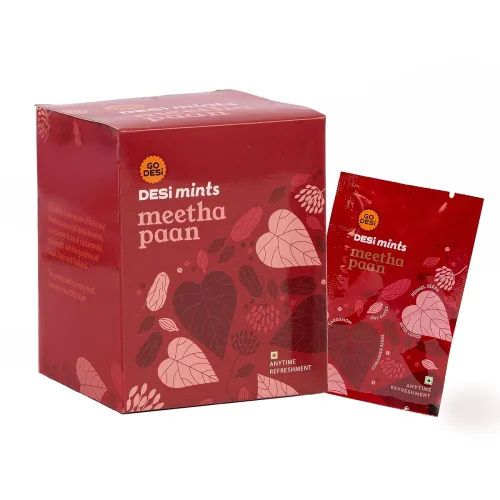 Image of GO DESi Meetha Paan Mints 12 Sachets