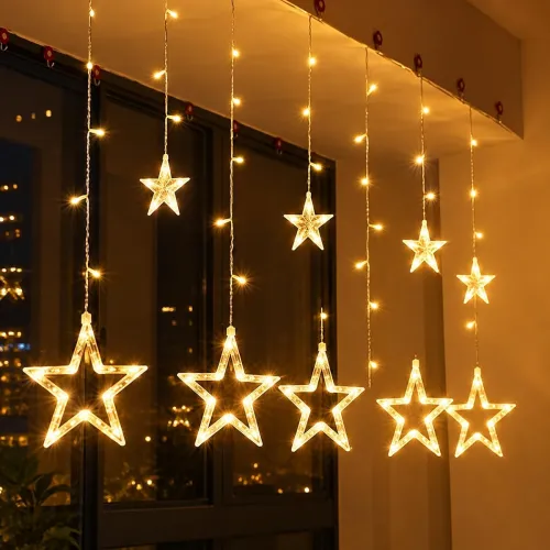Image of Desidiya® 10 Star String Light Warm White 150 LEDs
