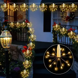 Desidiya 12 Glowing Starburst LED String Lights