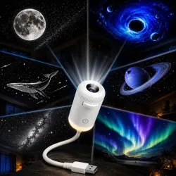 Desidiya 2-in-1 Galaxy Projector Night Light