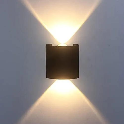 Image of Desidiya 4 Watts 2 Ray Oval Up-Down Outdoor Aluminium LED