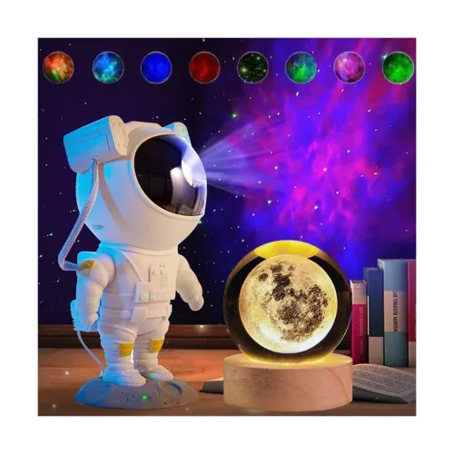 Image of Desidiya Combo OF Astronaut Galaxy Projector 