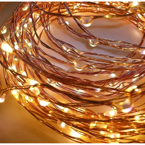 Image of DesiDiya Copper Fairy String Lights with USB Powered Led Light for Decoration
