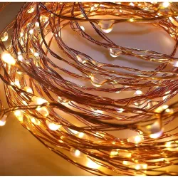 DesiDiya Copper Fairy String Lights with USB Powered Led Light for Decoration
