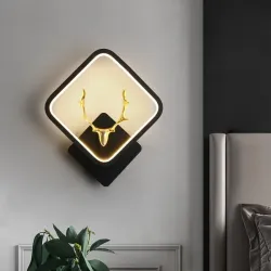 Desidiya Deer Face LED Pendant Wall Lamp