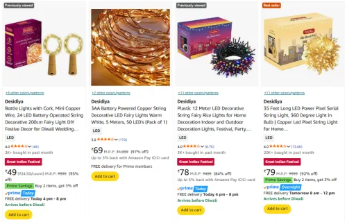 Image of Desidiya Home Decor Products starting @ ₹49