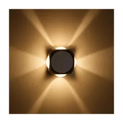Desidiya® LED Outdoor UP Down Wall Light (Pack of 1) IP-65 Rainproof & Shockproof Alluminium Body 4 Way Exterior Wall St