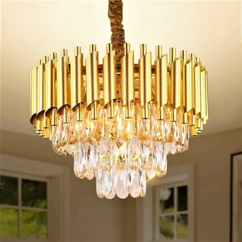 Image of Desidiya Modern Crystal Pendant Light