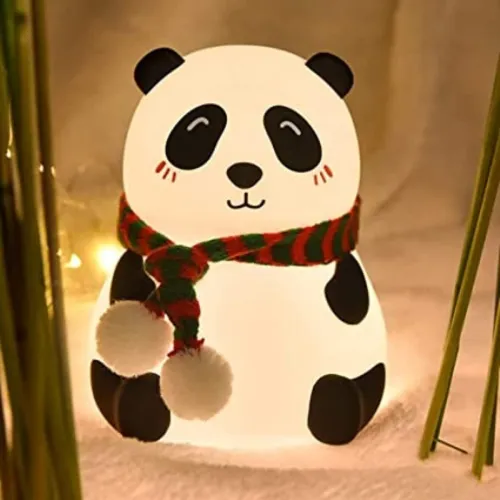 Image of DESIDIYA PANDA TOUCH SILICONE RECHARGEABLE MULTICOLOR NIGHT LIGHT